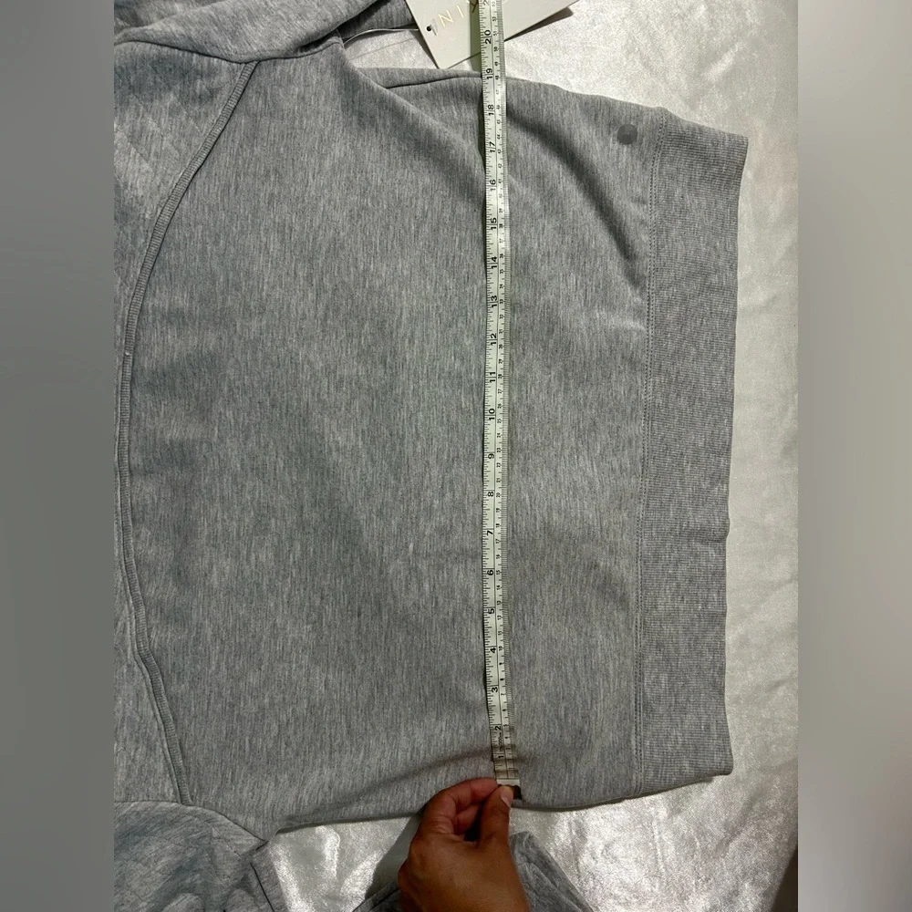 Danskin Light Gray Hoodie Sweater - Picture 9 of 12
